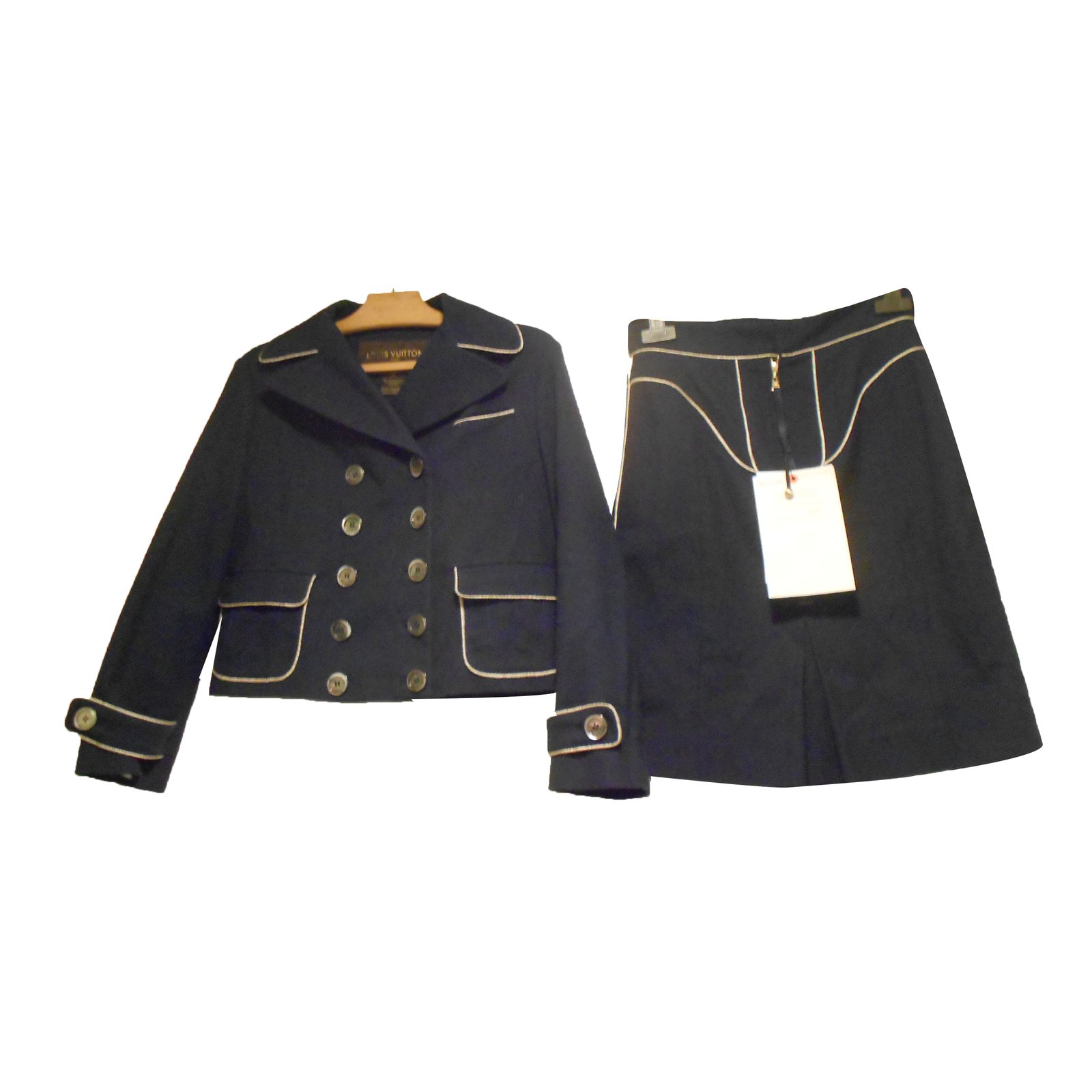 Louis Vuitton Skirt suit Skirt suit Cotton Blue ref.27315 - Joli Closet
