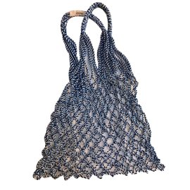 netted beach bag