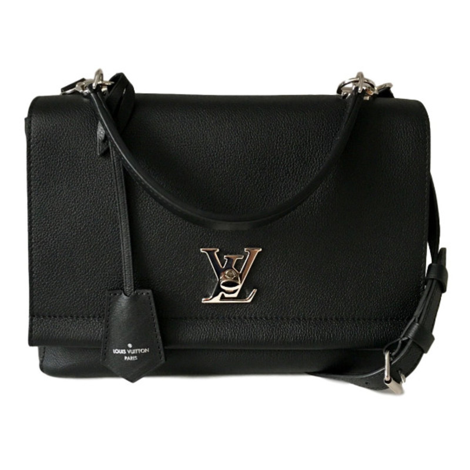 Sacs à main Louis Vuitton Lockme II Cuir Noir ref.30950 - Joli Closet