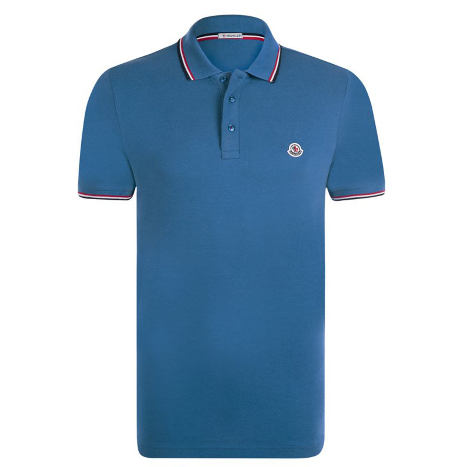 Moncler Moncler brand new polo light blue shirt eu medium Polos Cotton ...