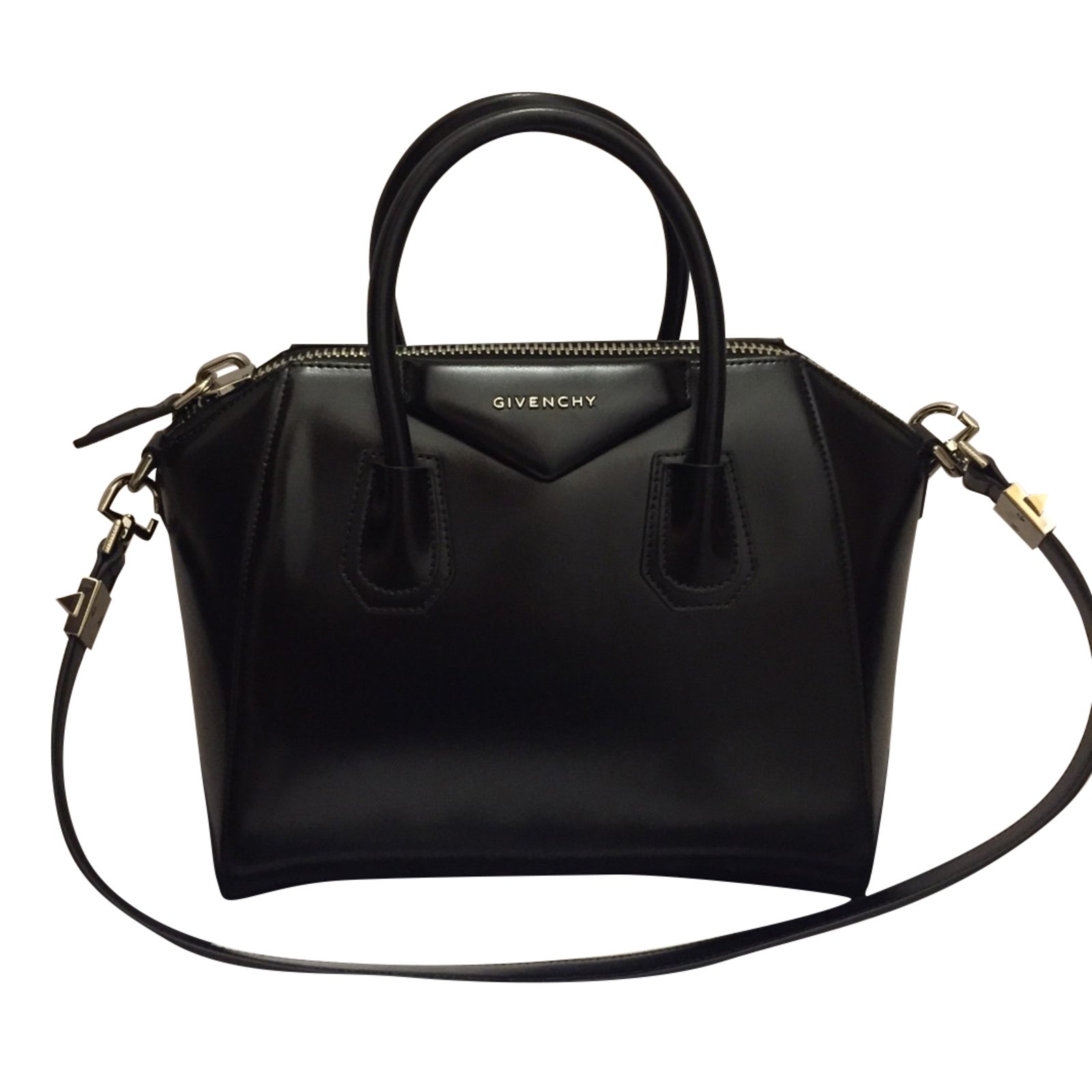 Givenchy Antigona small Givenchy Handbags Leather Black ref.45573 - Joli Closet