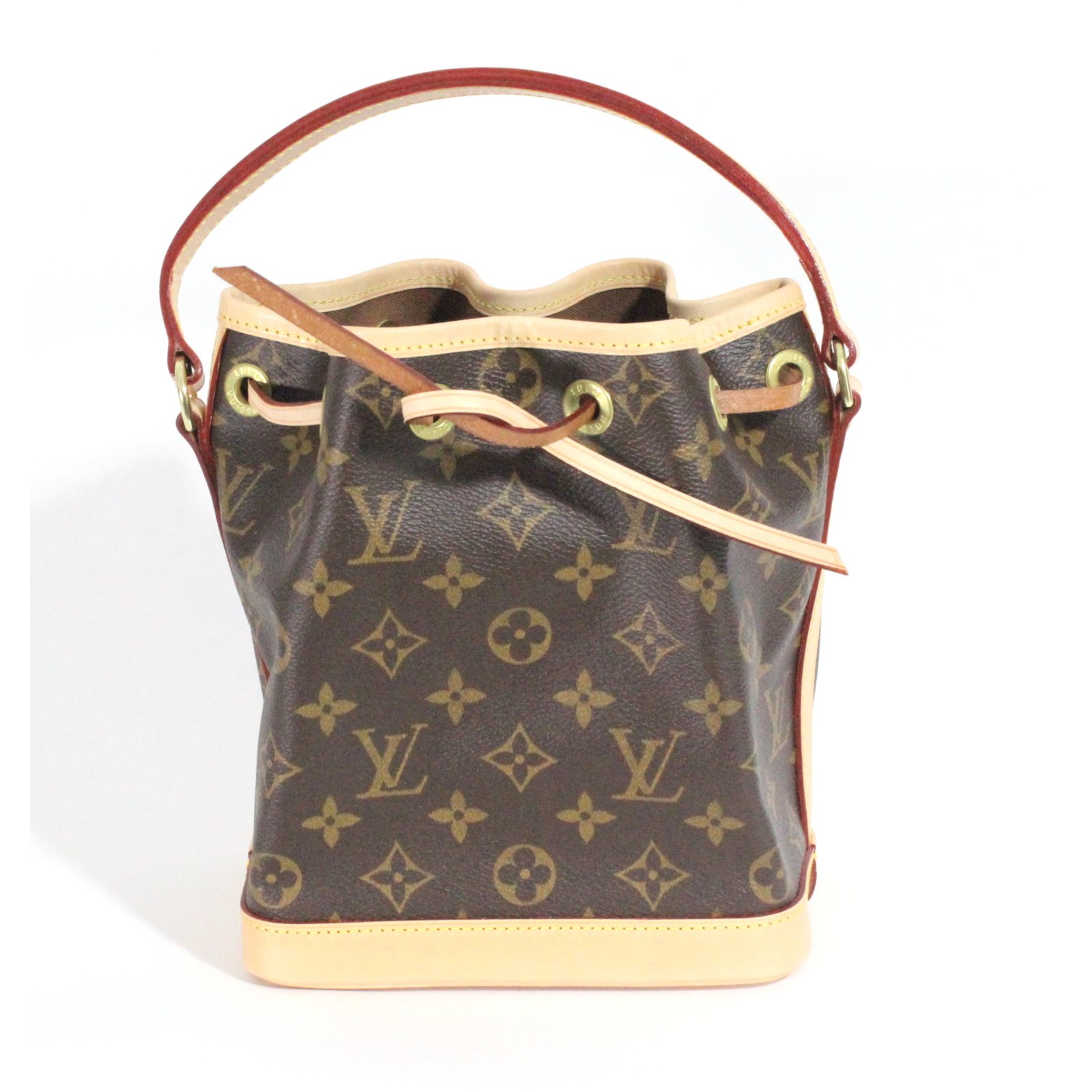 Louis Vuitton Mini Noé BB Handbags Leather,Cloth Other ref.52355 - Joli Closet