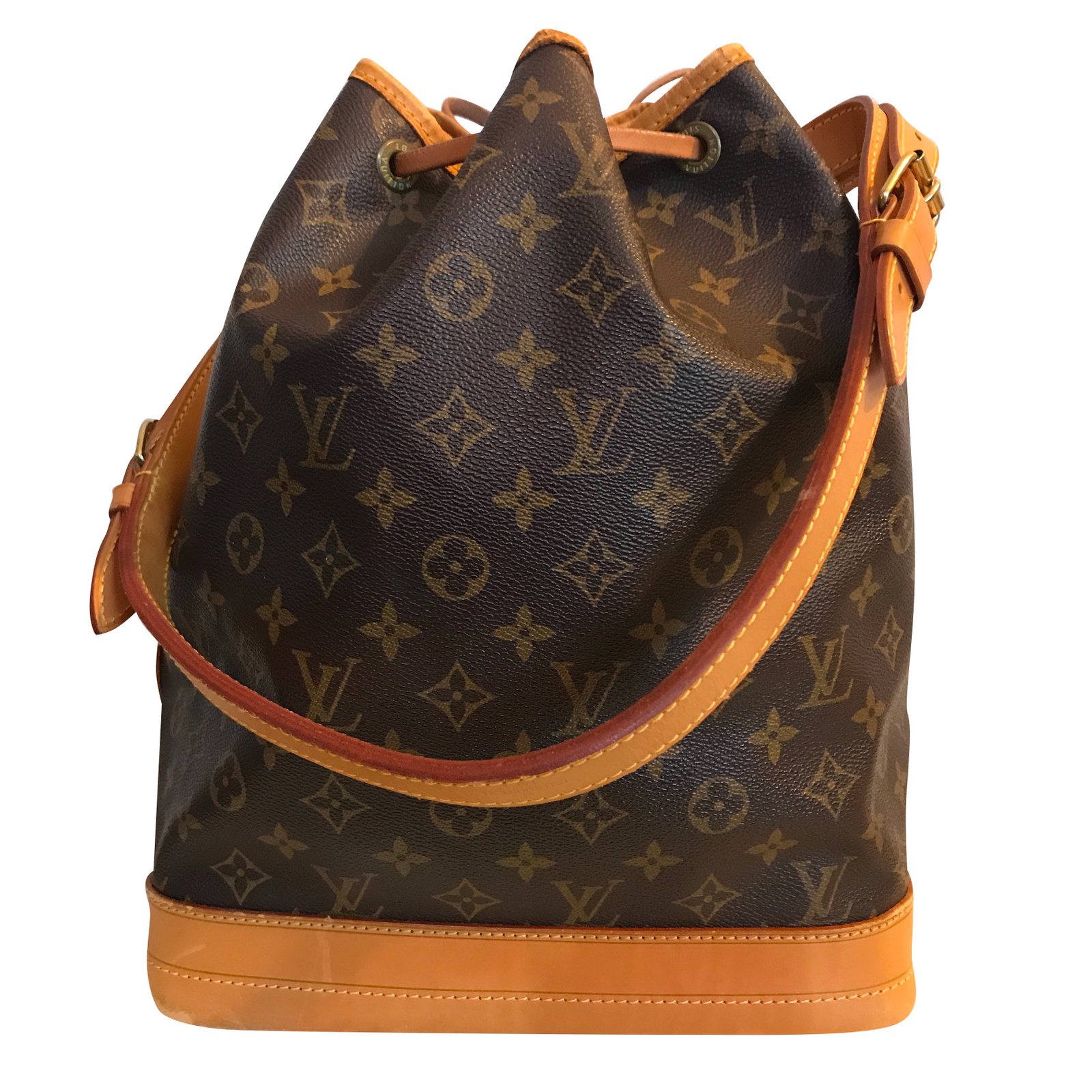 Louis Vuitton Louis Vuitton Sac Noé Grande Monogram Handbags Leather Brown,Golden ref.52747 ...