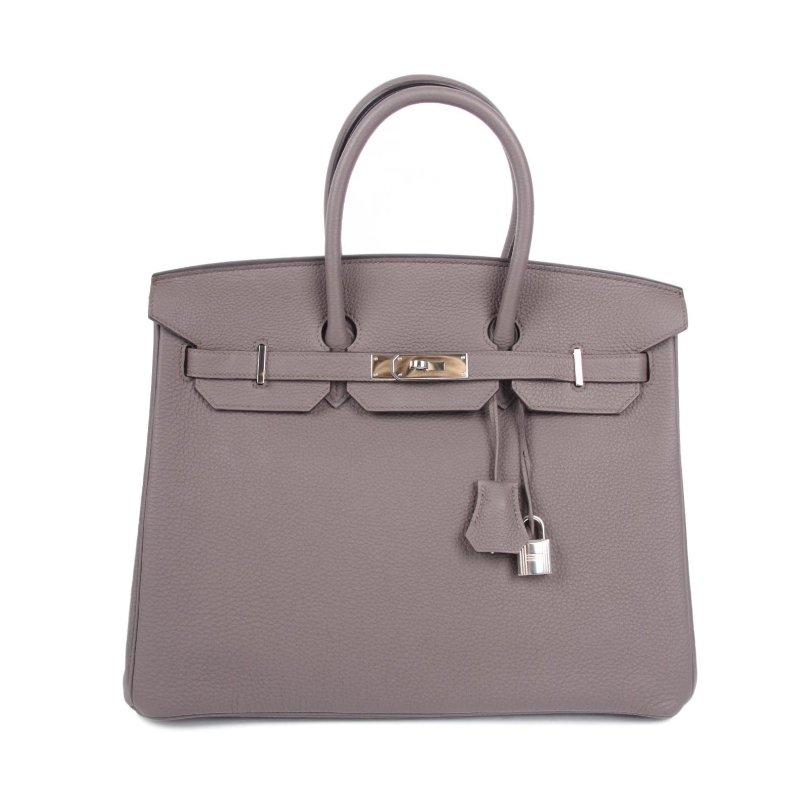 Hermès Birkin Togo 35 Etain Palladium Hardware - taupe Handbags Leather Grey ref.52904 - Joli Closet