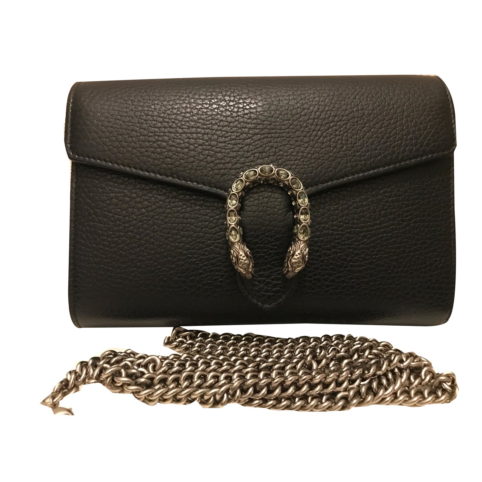 Gucci Dionysus Handbags Leather Black ref.56028 - Joli Closet
