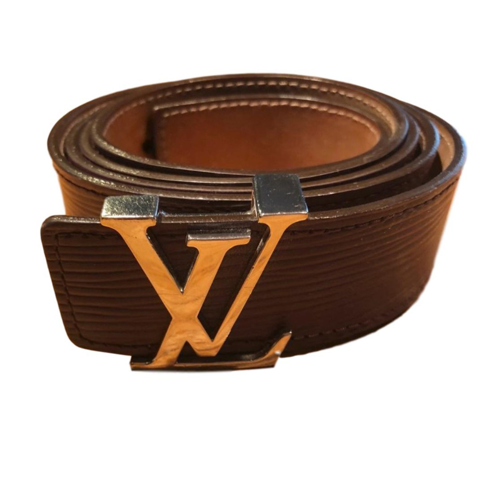 Louis Vuitton Belts Belts Leather Purple ref.62792 - Joli Closet